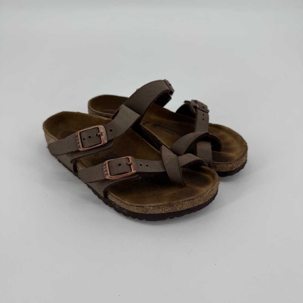 Birkenstock Kids Brown Mayari Sandals Size 28 - Picture 2 of 9